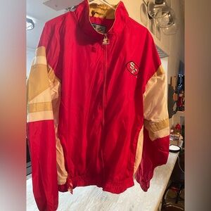 49ers Windbreaker Jacket XL